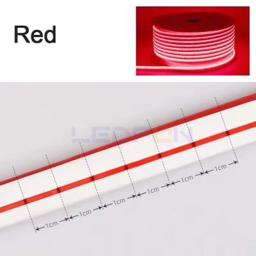 6x12mm 12V Kırmızı Neon Led 9W IP67