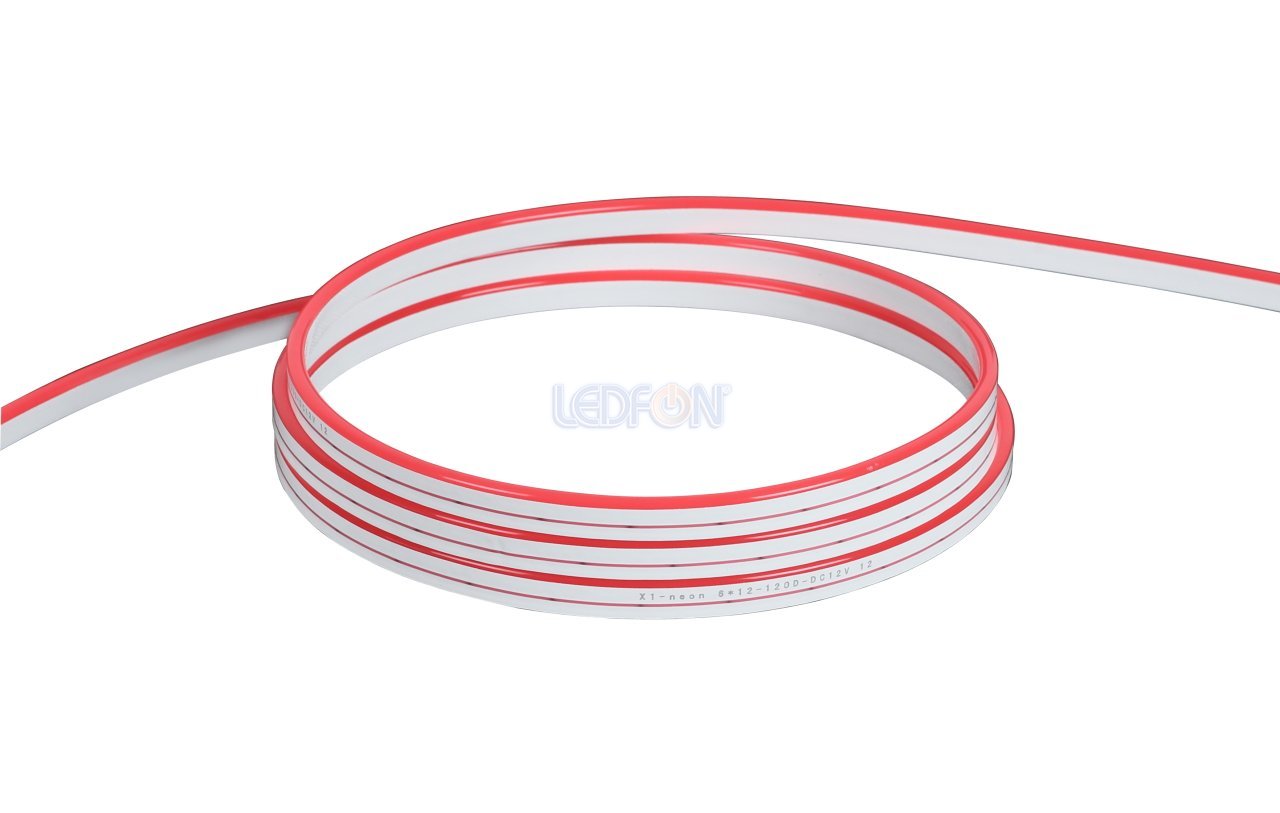 6x12mm 12V Kırmızı Neon Led 9W IP67