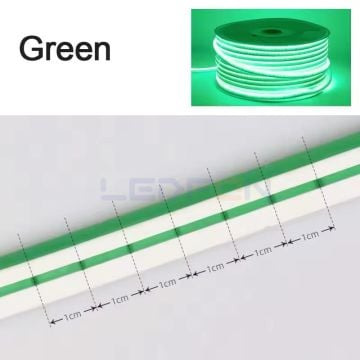 6x12mm 12V Yeşil Neon Led 9W IP67